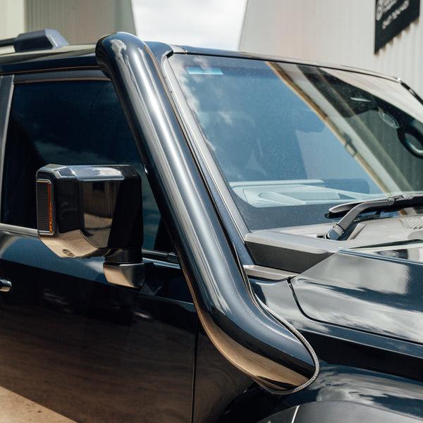 Fabulous Fabs 5 Inch Short Entry Stainless Snorkel To Suit Toyota Landcruiser Prado 250 Series