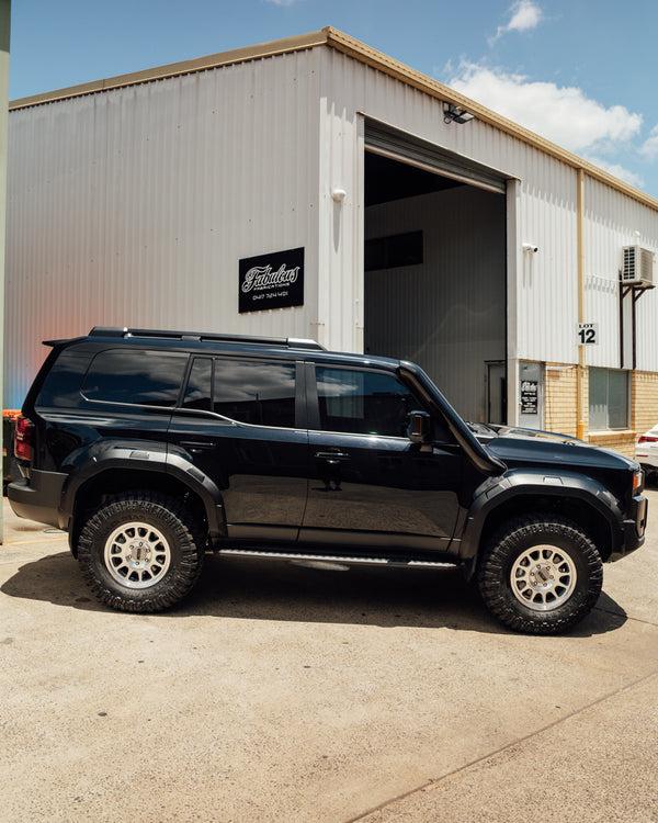 Fabulous Fabs 5 Inch Short Entry Stainless Snorkel To Suit Toyota Landcruiser Prado 250 Series