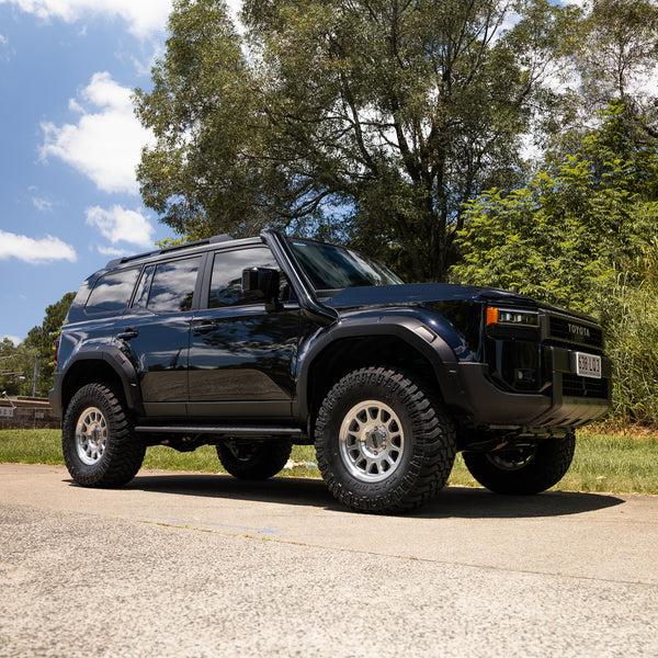 Fabulous Fabs 5 Inch Short Entry Stainless Snorkel To Suit Toyota Landcruiser Prado 250 Series