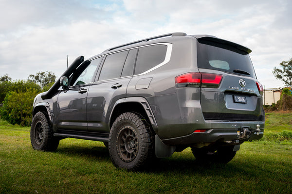 fabulous fabs 5 Inch Stainless Snorkel to suit Toyota Landcruiser 300 Series 4x4 Accessories