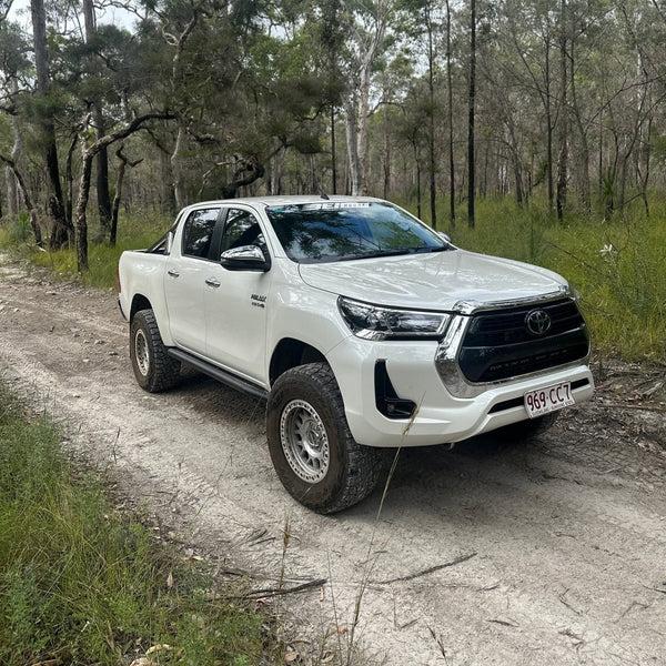 fabulous fabs Bei House Australia Rock Sliders to suit Toyota Hilux N80 4x4 Accessories