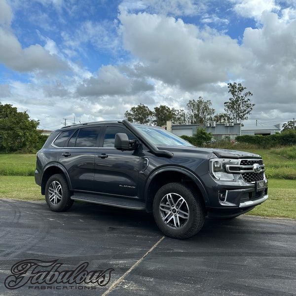 Fabulous Fabs Ford Everest Next Gen 4 Inch Stainless Snorkel And Alloy Washer Bottle Kit (Short & Mid Entry Available) 4x4 Accessories
