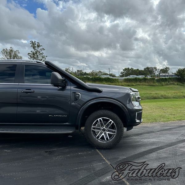 Fabulous Fabs Ford Everest Next Gen 4 Inch Stainless Snorkel And Alloy Washer Bottle Kit (Short & Mid Entry Available) 4x4 Accessories