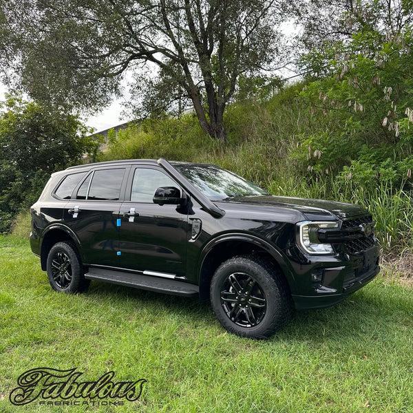 Fabulous Fabs Ford Everest Next Gen 4 Inch Stainless Snorkel Kit And Alloy Airbox Kit (Short & Mid Entry Available) 4x4 Accessories