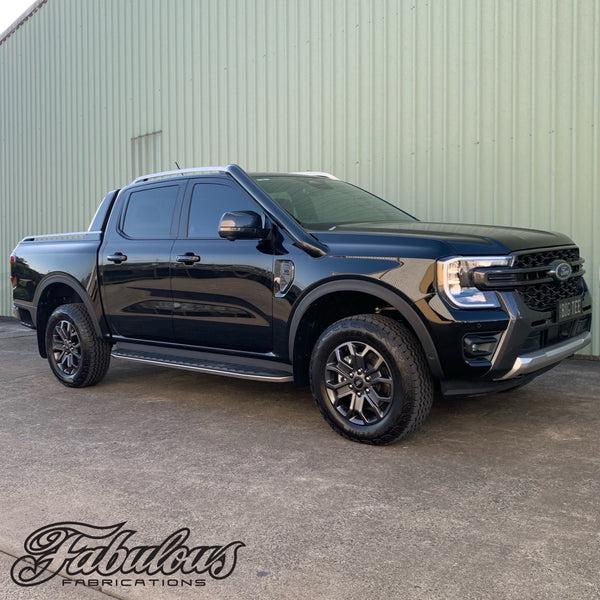 Fabulous Fabs Ford Ranger Next Gen 4 Inch Stainless Snorkel And Alloy Washer Bottle Kit (Short & Mid Entry Available) 4x4 Accessories