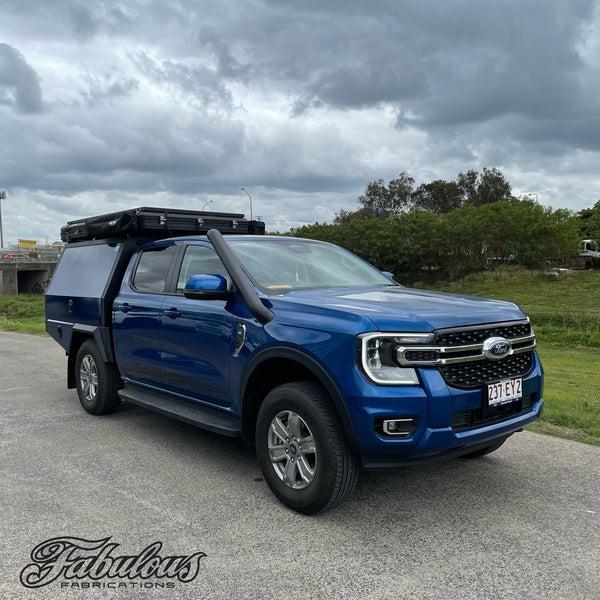 Fabulous Fabs Ford Ranger Next Gen 4 Inch Stainless Snorkel Kit And Alloy Airbox Kit (Short & Mid Entry Available) 4x4 Accessories
