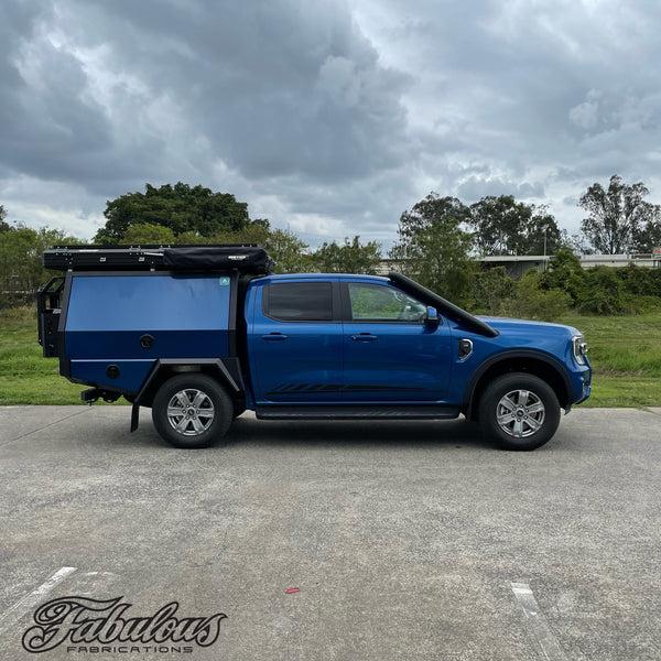 Fabulous Fabs Ford Ranger Next Gen 4 Inch Stainless Snorkel Kit And Alloy Airbox Kit (Short & Mid Entry Available) 4x4 Accessories