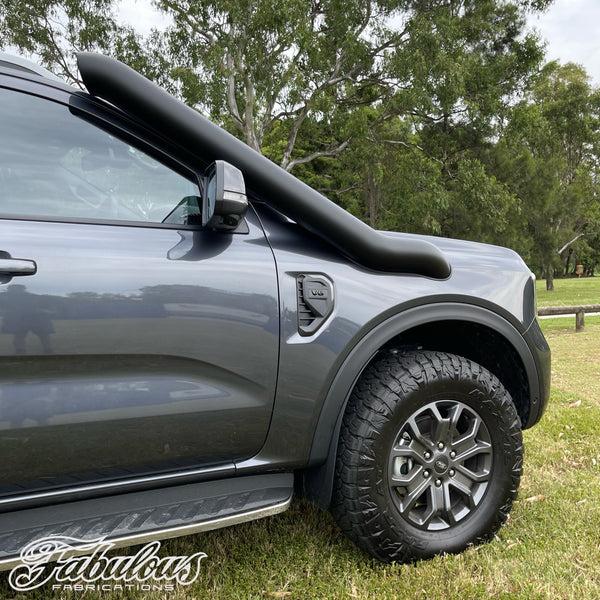 Fabulous Fabs Ford Ranger Next Gen 5 Inch Stainless Snorkel And Alloy Washer Bottle Kit 4x4 Accessories