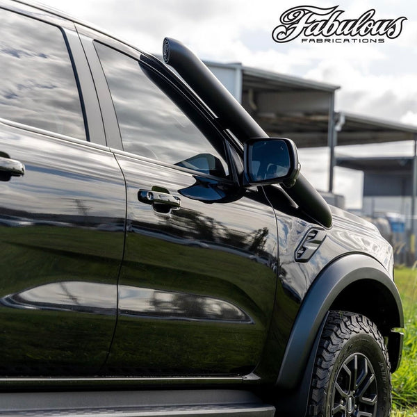 Fabulous Fabs Ford Ranger Raptor Next Gen 4 Inch Stainless Snorkel And Twin Intake Alloy Airbox Kit 4x4 Accessories
