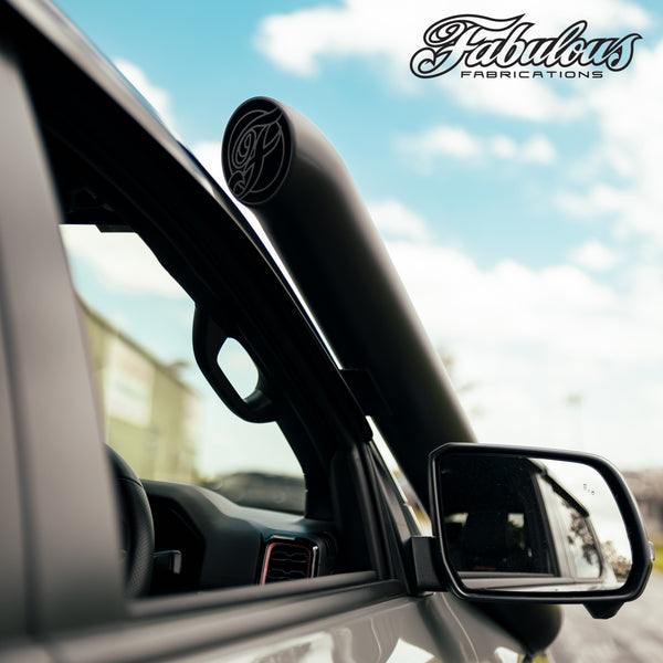 fabulous Fabs Ford Ranger Raptor Next Gen 5 Inch Stainless Snorkel And Alloy Washer Bottle Kit 4x4 Accessories