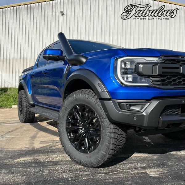 Fabulous Fabs Ford Ranger Raptor Next Gen 5 Inch Stainless Snorkel And Twin Intake Alloy Airbox Kit 4x4 Accessories