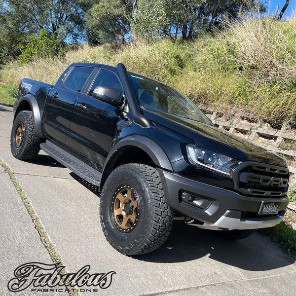 fabulous fabs Ford Ranger Raptor Stainless Snorkel and Factory Airbox* Kit (Short & Mid Entry Available) 4x4 Accessories fabulous fabs Ford Ranger Raptor Stainless Snorkel and Factory Airbox* Kit (Short & Mid Entry Available) 4x4 Accessories