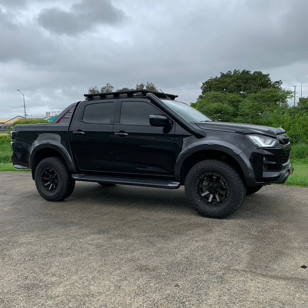 Fabulous Fabs Isuzu Dmax 2020 Onwards Stainless Snorkel And Alloy Pod Filter Airbox Kit (Short & Mid Entry Available) 4x4 Accessories