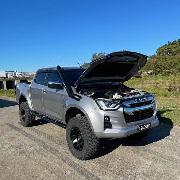 Fabulous Fabs Isuzu Dmax 2020 Onwards Stainless Snorkel And Alloy Panel Filter Airbox Kit (Short & Mid Entry Available) 4x4 Accessories