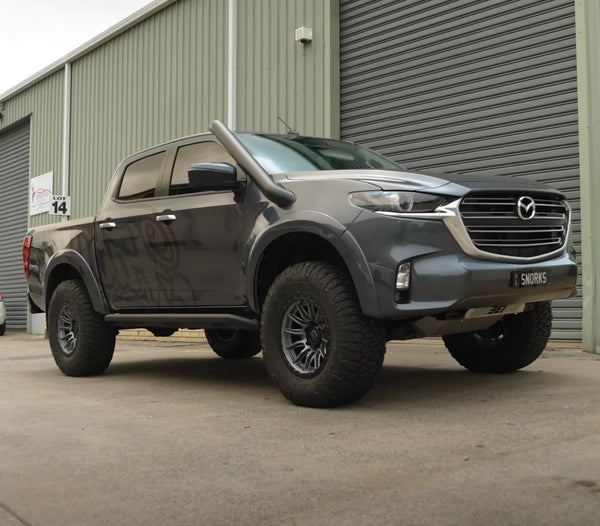 fabulous fabs Mazda BT50 2020 Onwards Bei House Australia Rock Sliders 4x4 Accessories