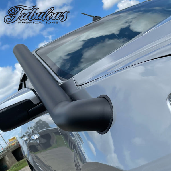 Fabulous Fabs Mazda BT50 2020 Onwards Stainless Snorkel And Alloy Panel Filter Airbox Kit (Short & Mid Entry Available) 4x4 Accessories
