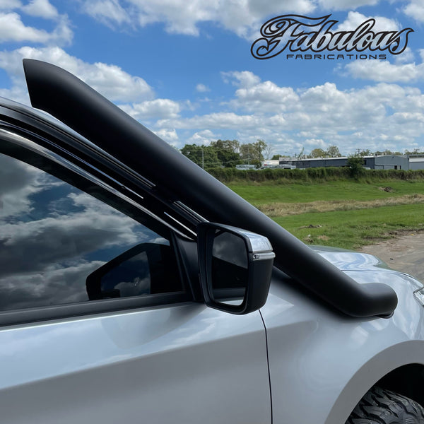 Fabulous Fabs Mazda BT50 2020 Onwards Stainless Snorkel And Alloy Panel Filter Airbox Kit (Short & Mid Entry Available) 4x4 Accessories