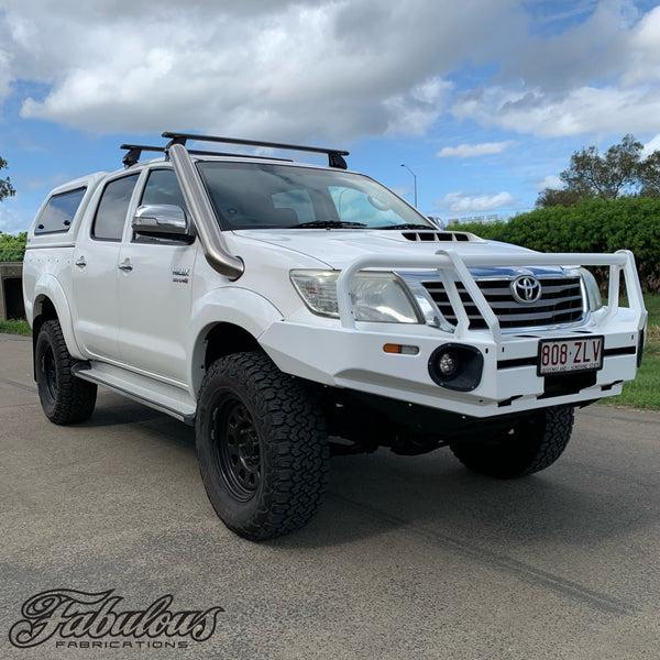 fabulous fabs Stainless Snorkel to suit Toyota Hilux N70 (Short & Long Entry Available) 4x4 Accessories