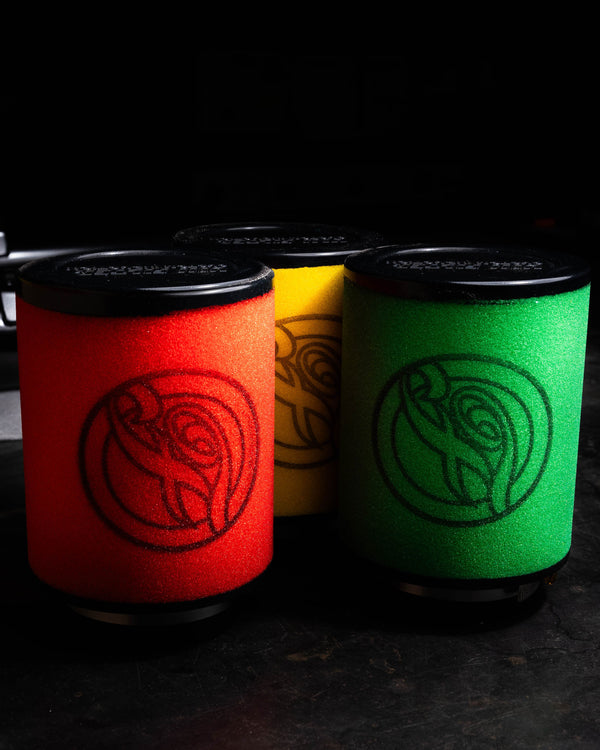 Fabulous Fabs Uni Filter Foam Pod Filters (Pair) - Red 4x4 Accessories