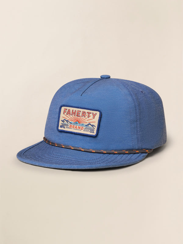faherty All Day™ Corded Hat - Navy Accessories Hats