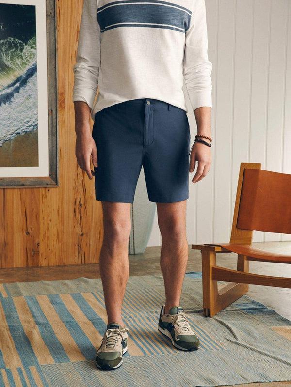 faherty All Day™ Short 1.0 (7") - Dark Blue Nights Men's Bottoms