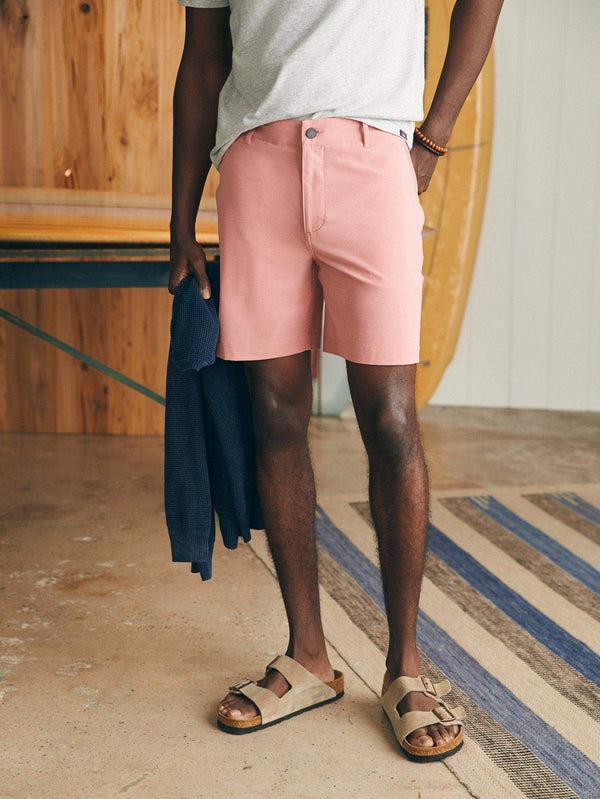 faherty All Day™ Short 1.0 (7") - Faded Flag Men's Bottoms
