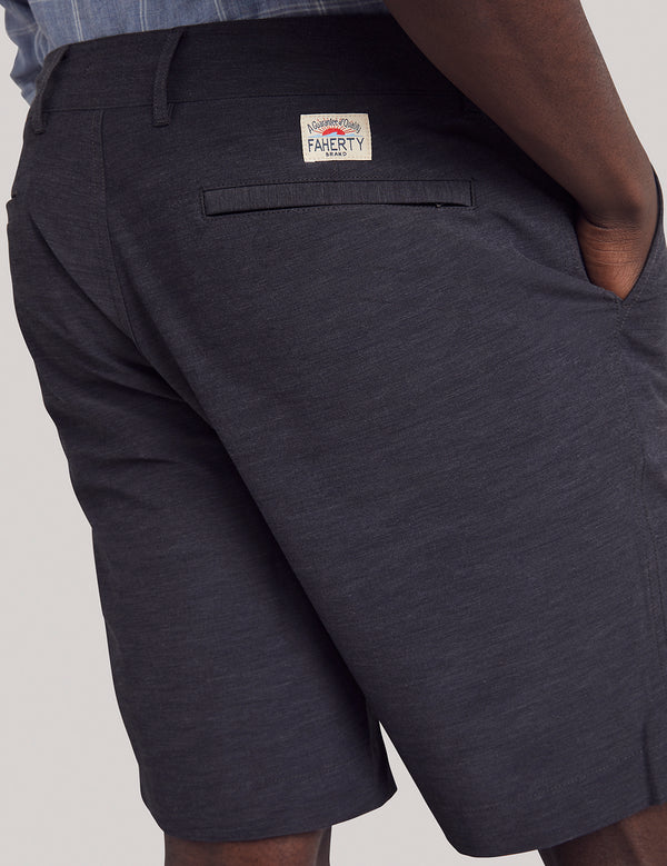 Faherty All Day™ Short 1.0 (9") - Charcoal Men's Bottoms