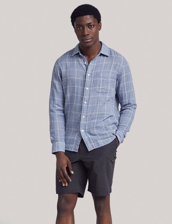 faherty All Day™ Short 1.0 (9") - Charcoal Men's Bottoms