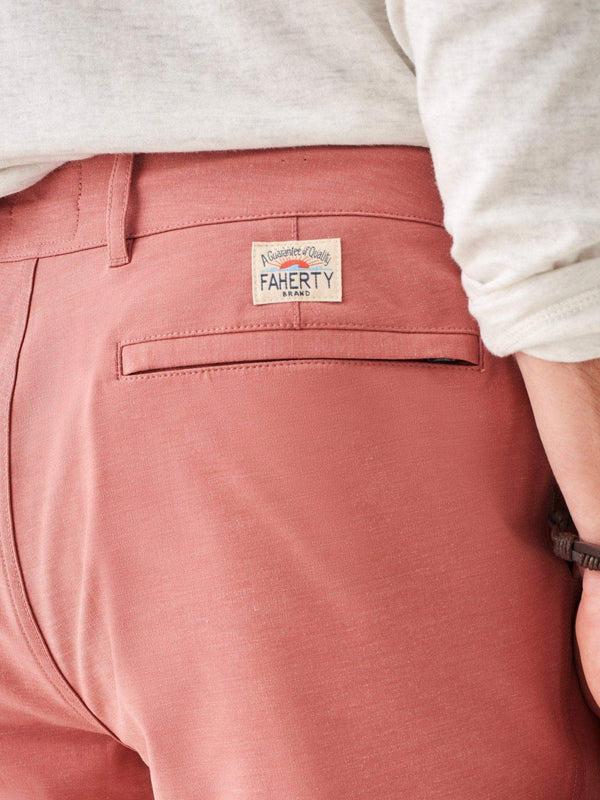Faherty All Day™ Short 1.0 (9" Inseam) - Sunrose Men's Bottoms
