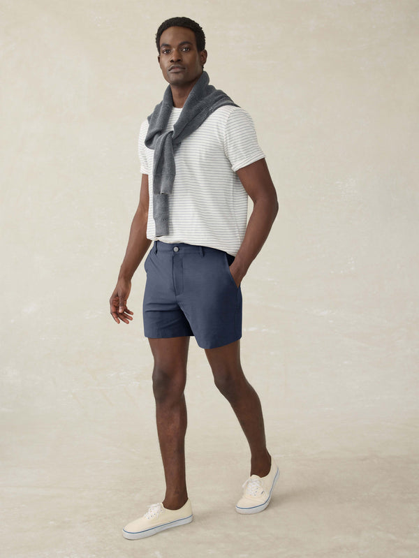 Faherty All Day™ Short 2.0 (5") - Blue Nights Men's Bottoms
