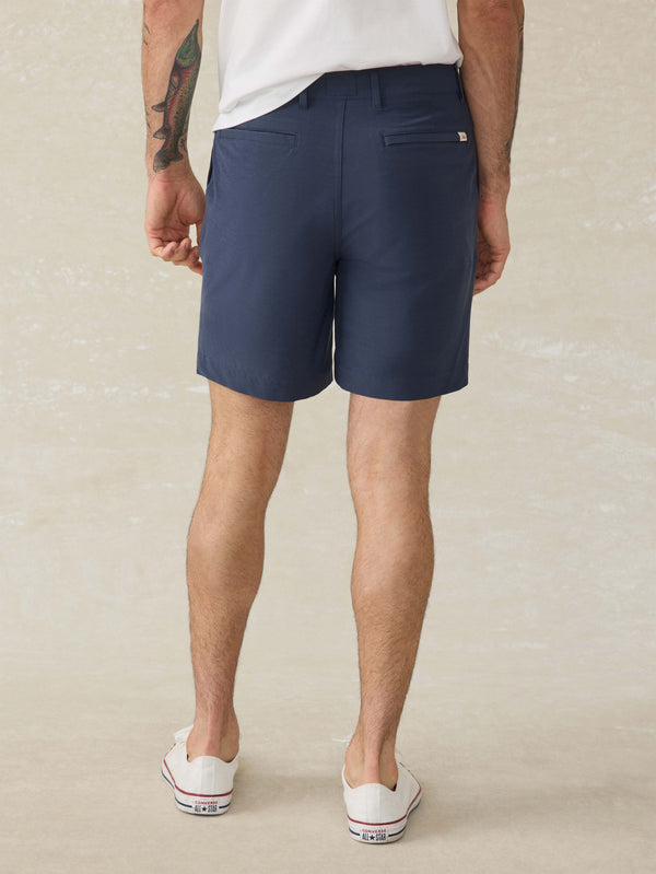 Faherty All Day™ Short 2.0 (7") - Blue Nights Men's Bottoms