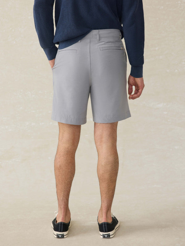 Faherty All Day™ Short 2.0 (7") - Ice Grey Men's Bottoms