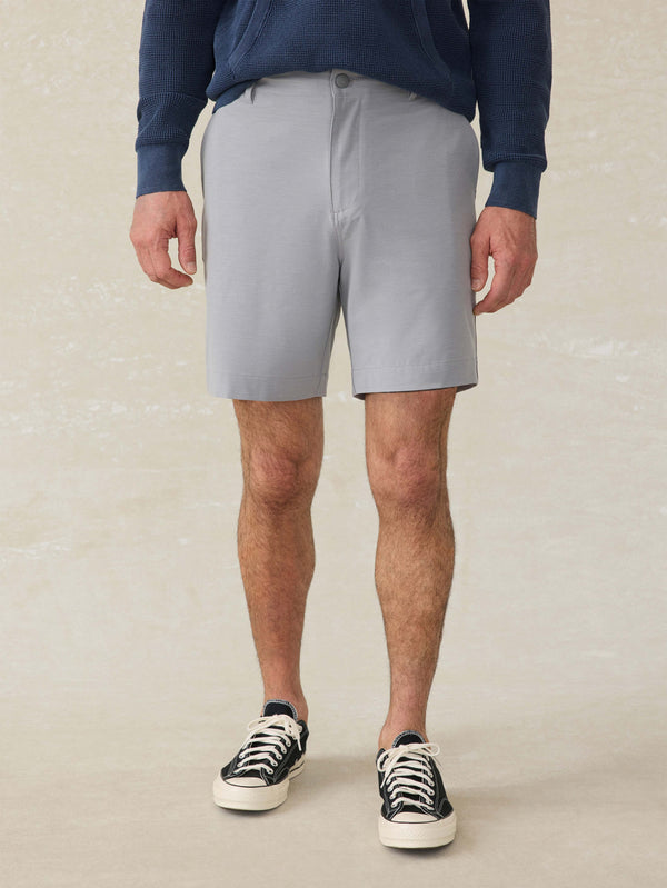 faherty All Day™ Short 2.0 (7") - Ice Grey Men's Bottoms
