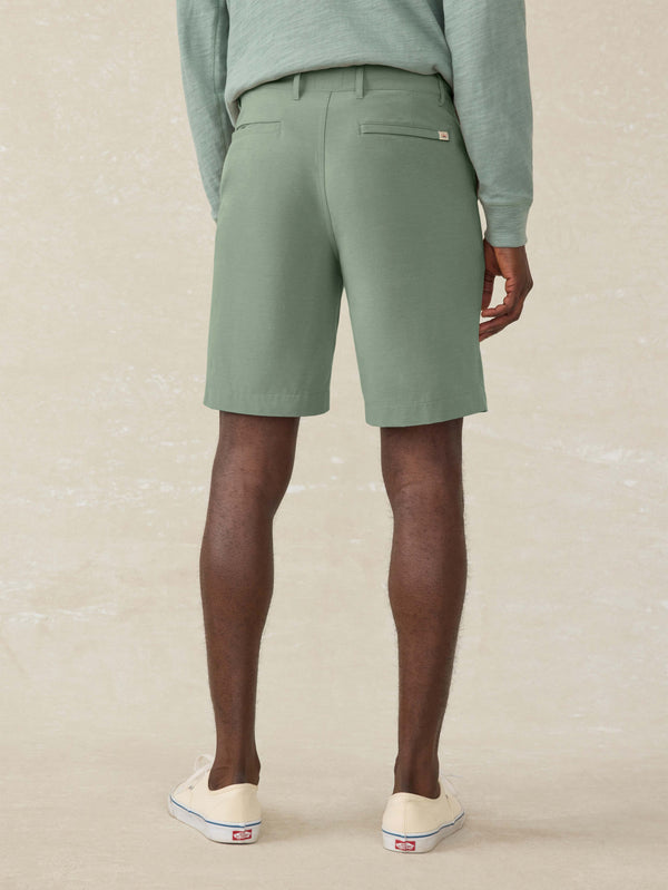 Faherty All Day™ Short 2.0 (9") - Trail Olive Men's Bottoms