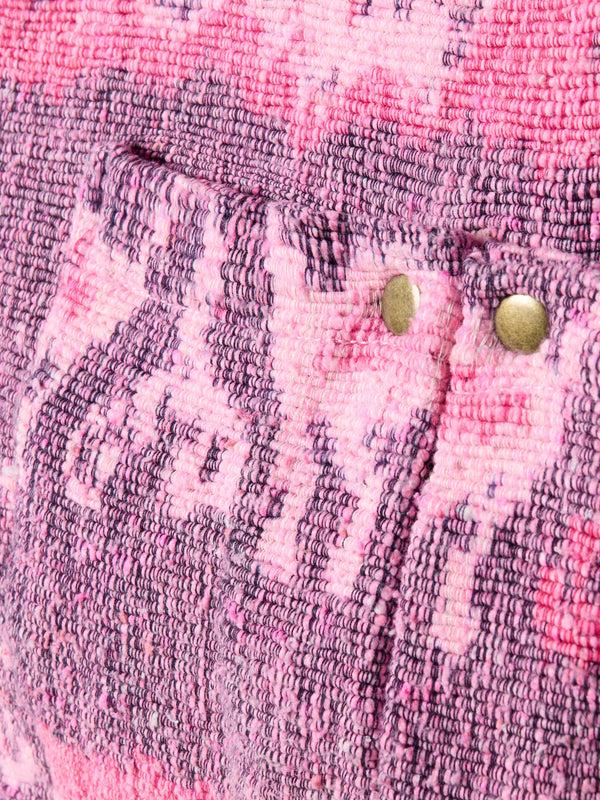 Faherty Artisan Oversized Beach Tote - Sunrise Orchid Bags