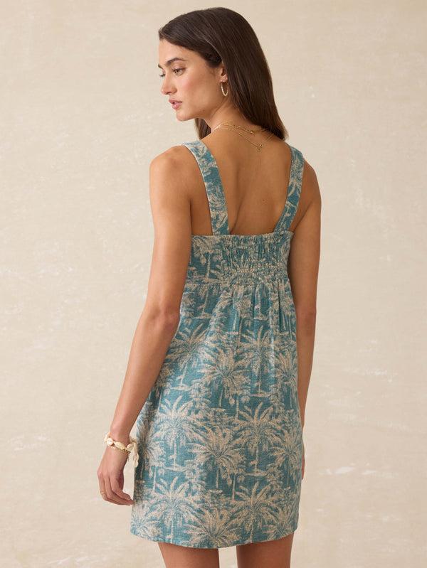 Faherty August Linen Dress - Maui Tropics Women's Dresses