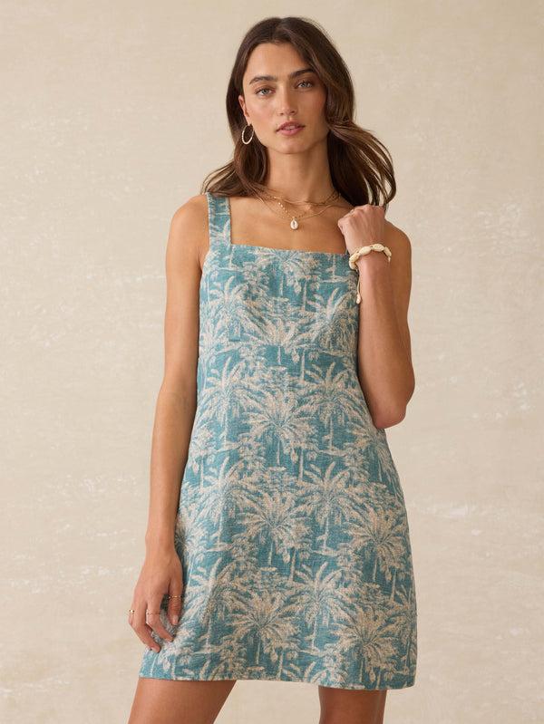 faherty August Linen Dress - Maui Tropics Women's Dresses