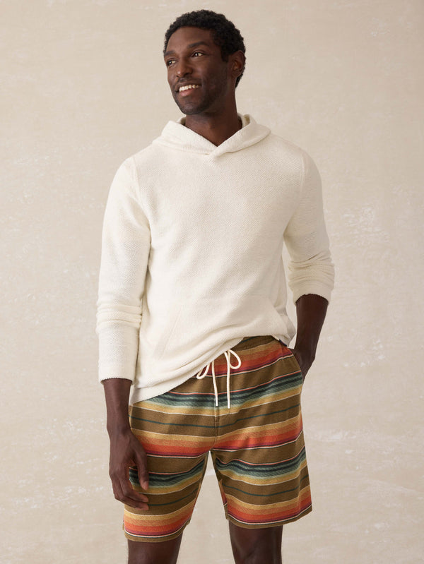 Faherty Baja Knit Short - Cannon Beach Stripe Men's Bottoms