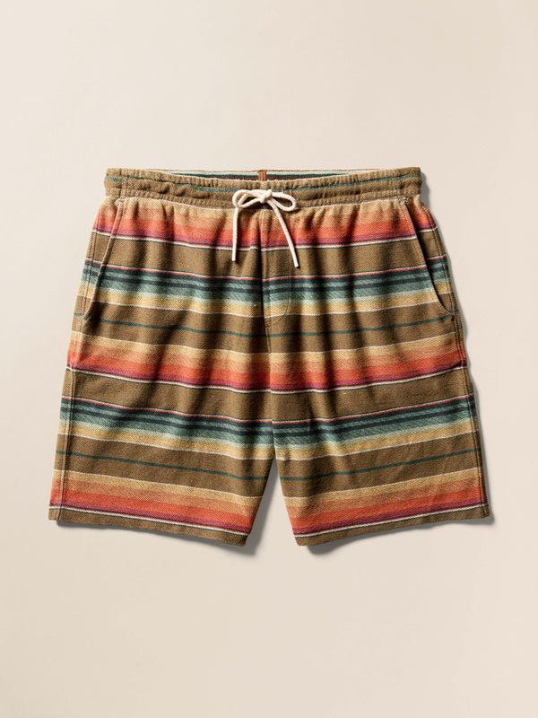 faherty Baja Knit Short - Cannon Beach Stripe Men's Bottoms