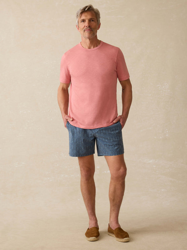 Faherty Biarritz Boardshort - Atlantic Waves Ikat Men's Swim