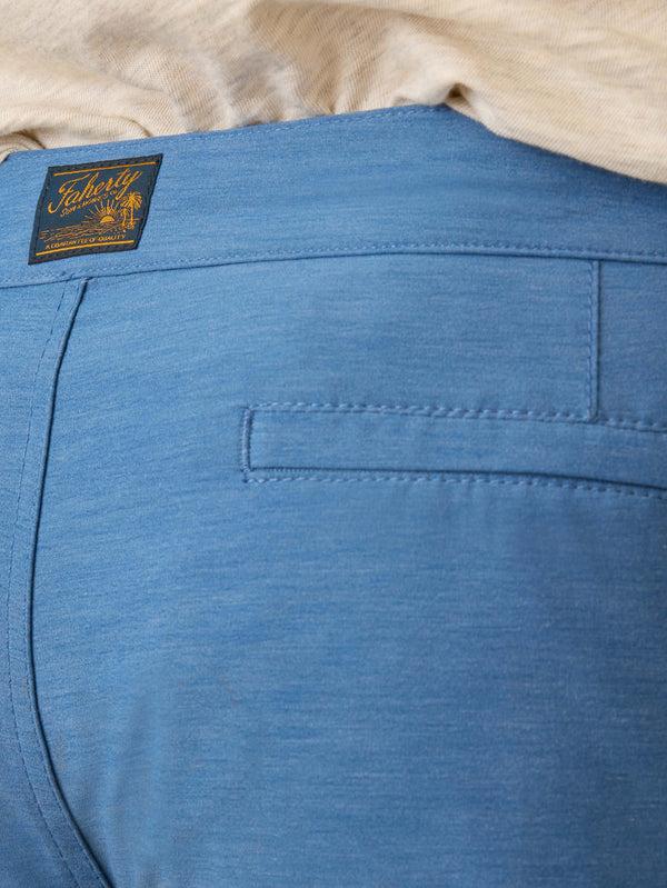 Faherty Biarritz Boardshort - Blue Horizon Stripe Men's Swim