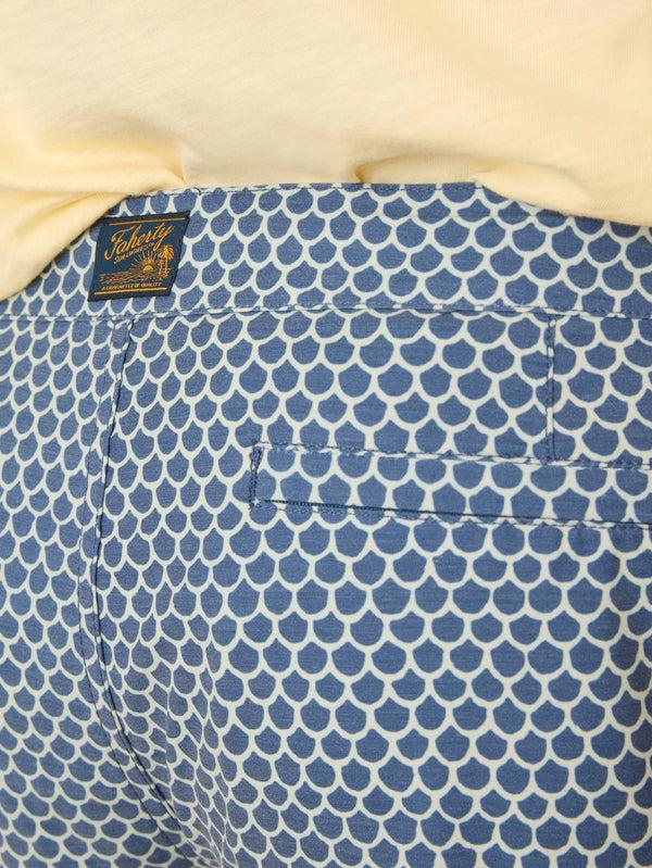 Faherty Biarritz Boardshort - Fishscale Redux Men's Swim
