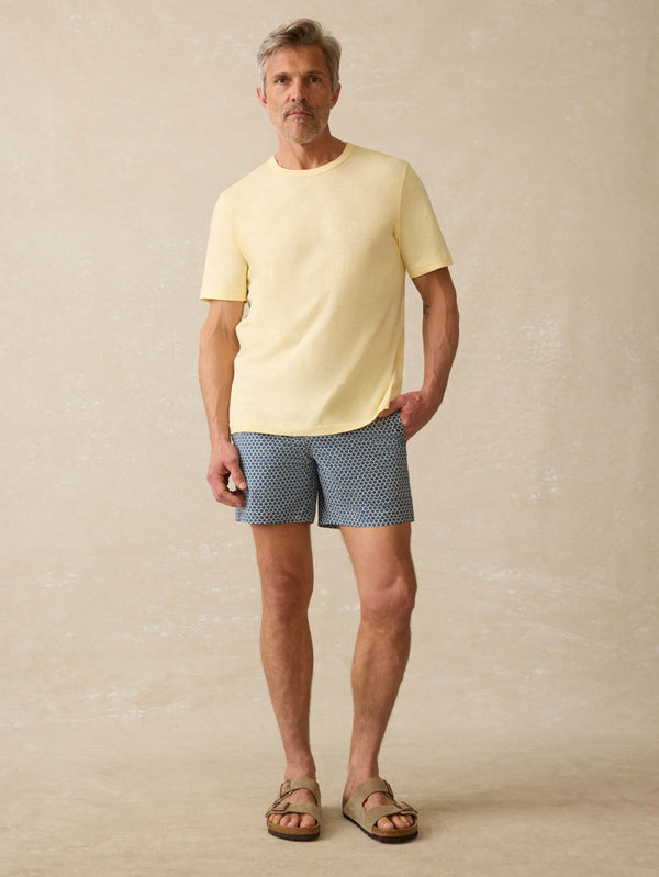 Faherty Biarritz Boardshort - Fishscale Redux Men's Swim