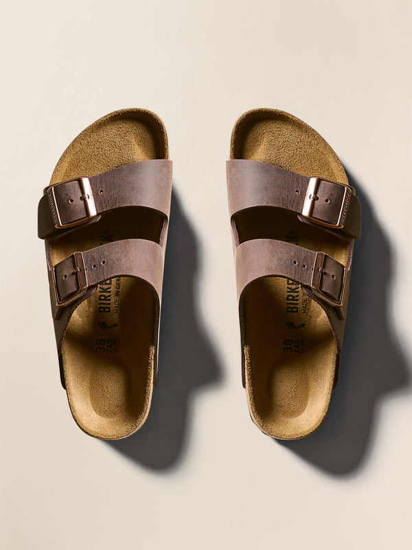 faherty Birkenstock Oiled Leather Arizona - Habana Footwear Sandals