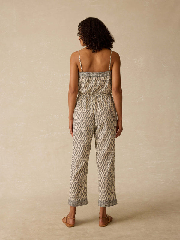 Faherty Catalina Jumpsuit - Summer Pearl Blossom Women's Dresses