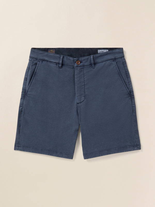 faherty Coastline Chino Short (7") - Blue Nights Men's Bottoms