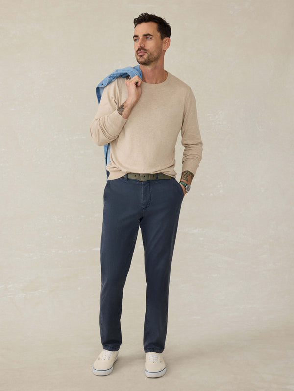 Faherty Coastline Stretch Chino - Blue Nights Men's Bottoms