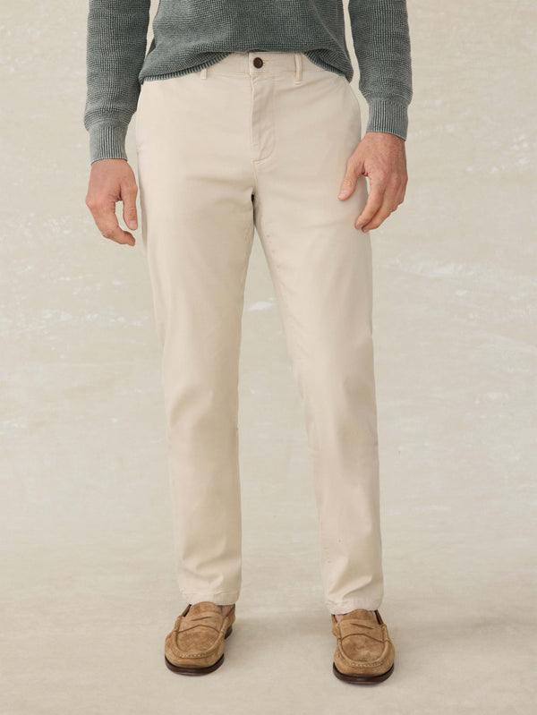 faherty Coastline Stretch Chino - Stone Men's Bottoms