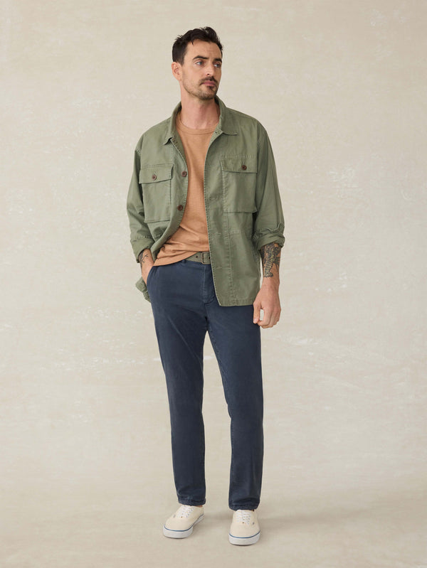 Faherty Commander Shirt Jacket - Spring Forest Men's Outerwear