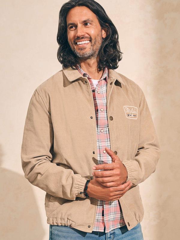 faherty Corduroy Coaches Jacket - Pebble Beach Men's Outerwear